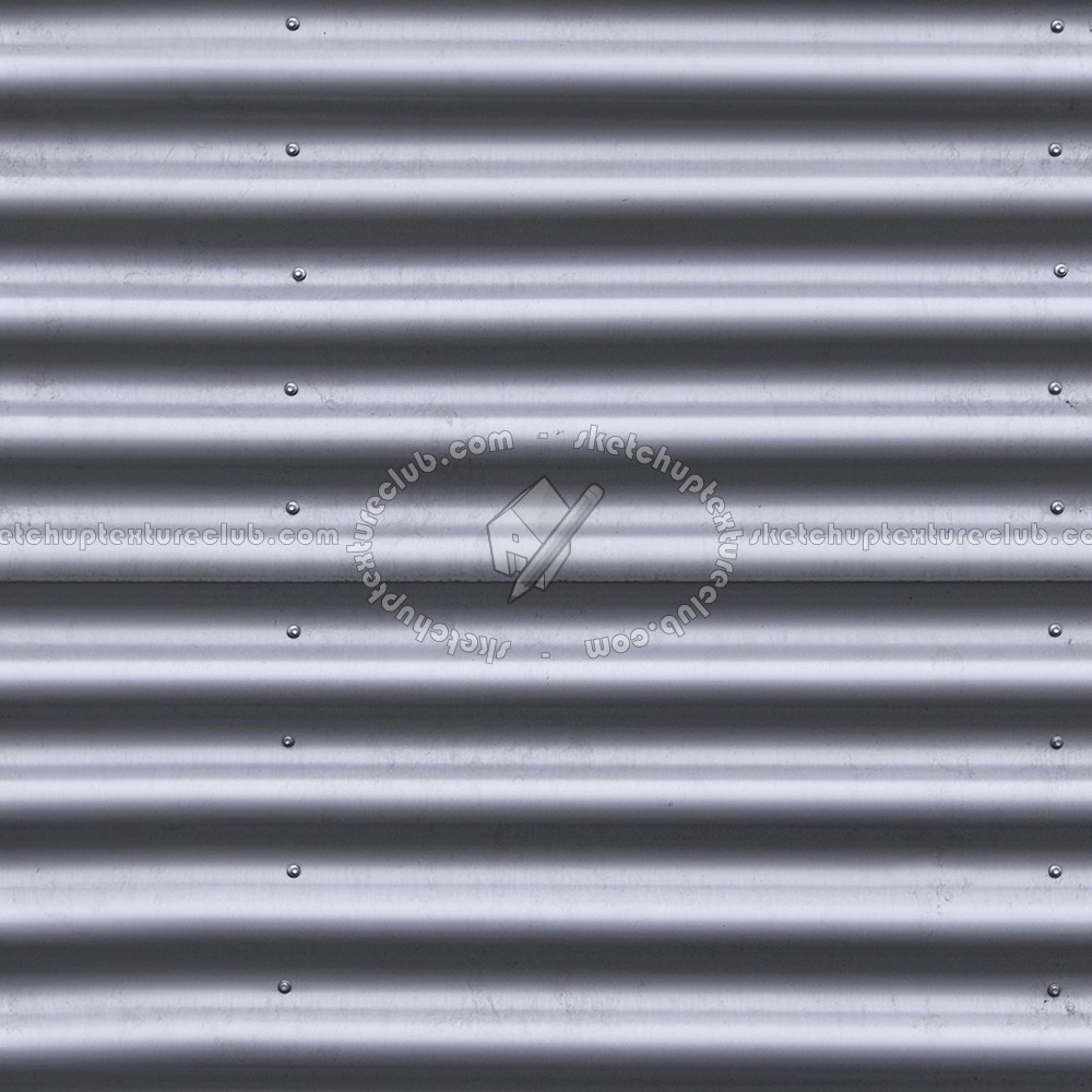 Textures   -   MATERIALS   -   METALS   -   Corrugated  - Corrugated steel texture seamless 09948 (seamless)