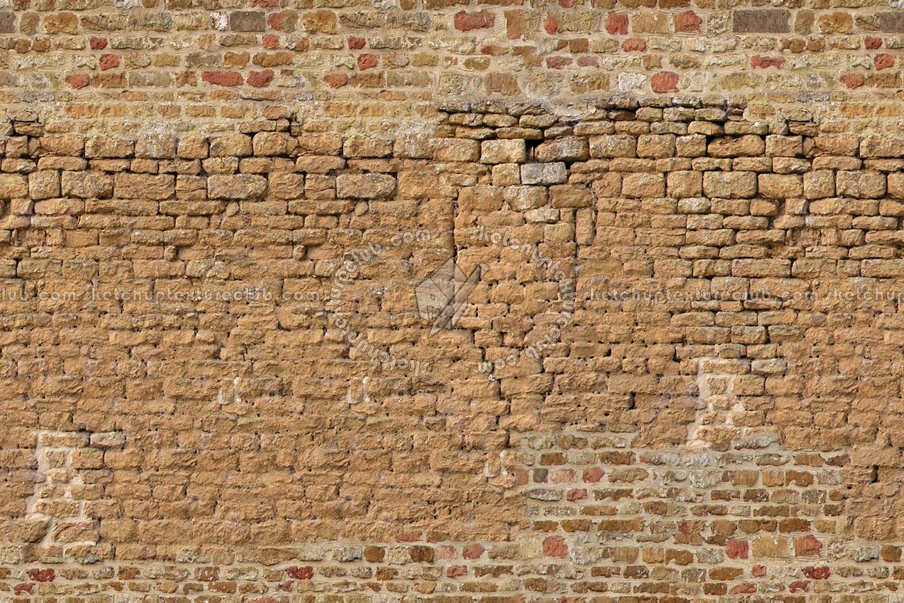 Textures   -   ARCHITECTURE   -   STONES WALLS   -   Damaged walls  - Damaged wall stone texture seamless 08265 (seamless)