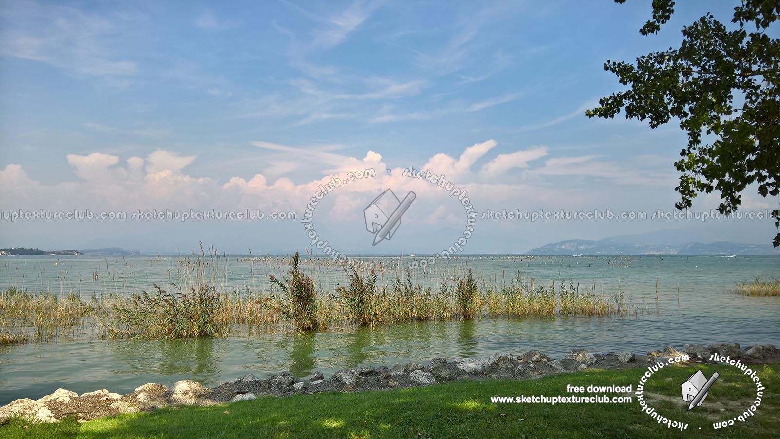 Textures   -   BACKGROUNDS &amp; LANDSCAPES   -   NATURE   -   Lakes  - Italy garda lake landascape 18298