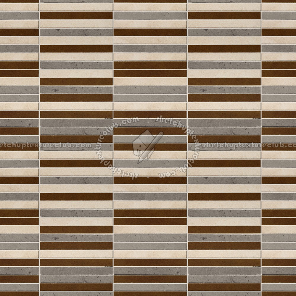 Textures   -   ARCHITECTURE   -   TILES INTERIOR   -   Mosaico   -   Striped  - Mosaico striped tiles texture seamless 15733 (seamless)
