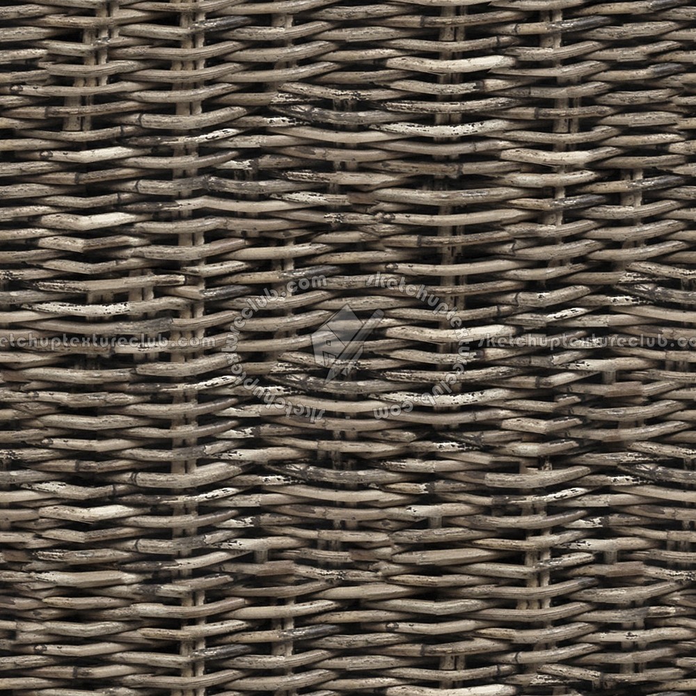 Textures   -   NATURE ELEMENTS   -   RATTAN &amp; WICKER  - Old rattan texture seamless 12501 (seamless)
