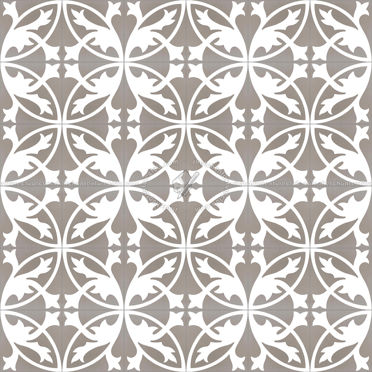 Textures   -   ARCHITECTURE   -   TILES INTERIOR   -   Cement - Encaustic   -   Encaustic  - Traditional encaustic cement ornate tile texture seamless 13465 (seamless)