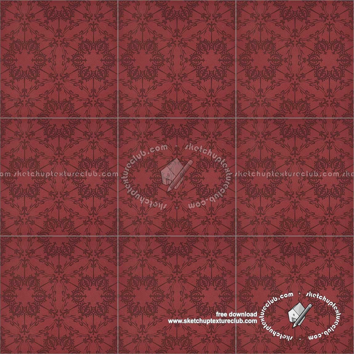 Textures   -   ARCHITECTURE   -   TILES INTERIOR   -   Ornate tiles   -   Mixed patterns  - Ceramic ornate tile texture seamless 20259 (seamless)