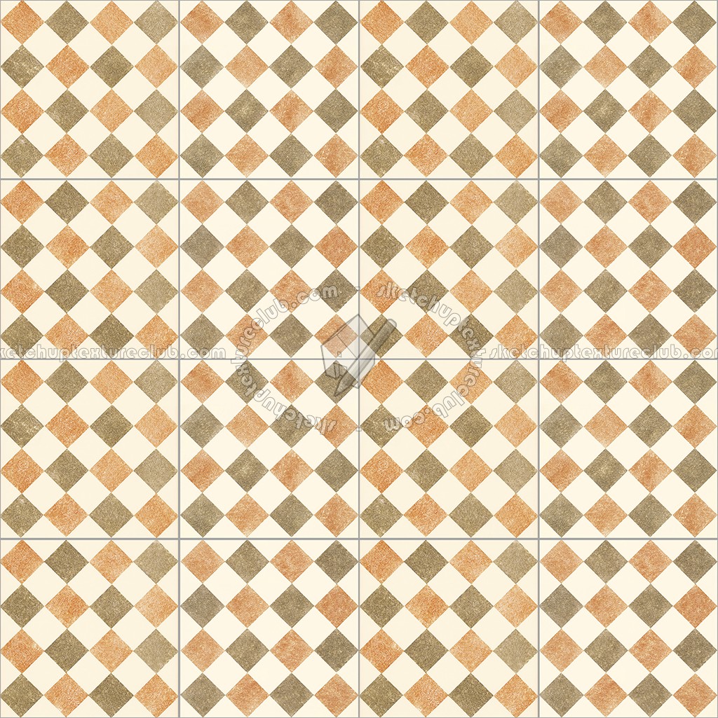 Textures   -   ARCHITECTURE   -   TILES INTERIOR   -   Cement - Encaustic   -   Checkerboard  - Checkerboard cement floor tile texture seamless 13430 (seamless)