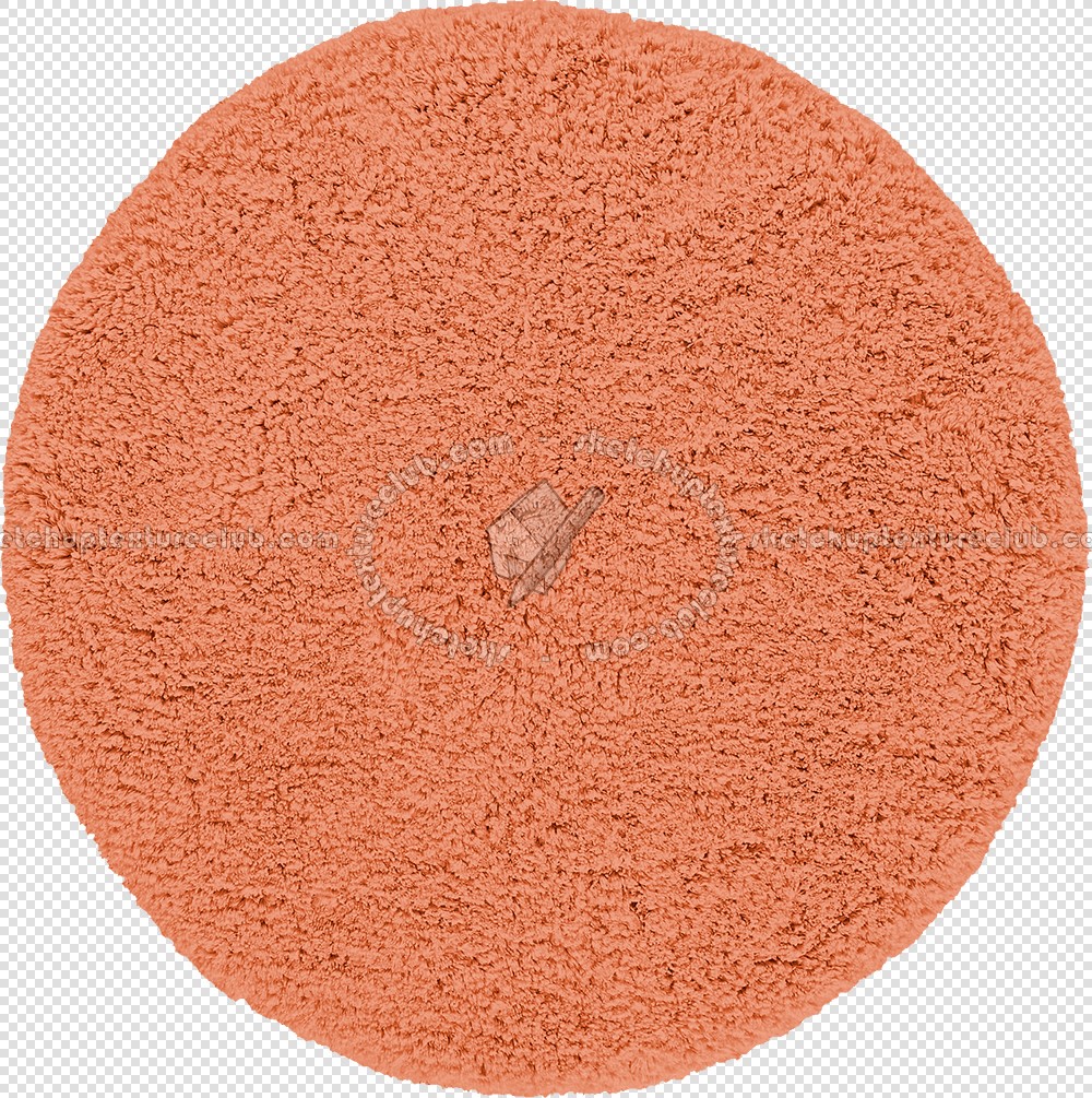 Textures   -   MATERIALS   -   RUGS   -   Round rugs  - Round long pile rug texture 19983