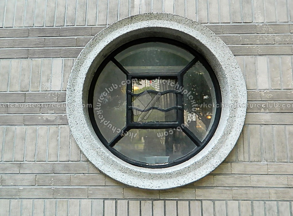 Textures   -   ARCHITECTURE   -   BUILDINGS   -   Windows   -   mixed windows  - Round window texture 01064