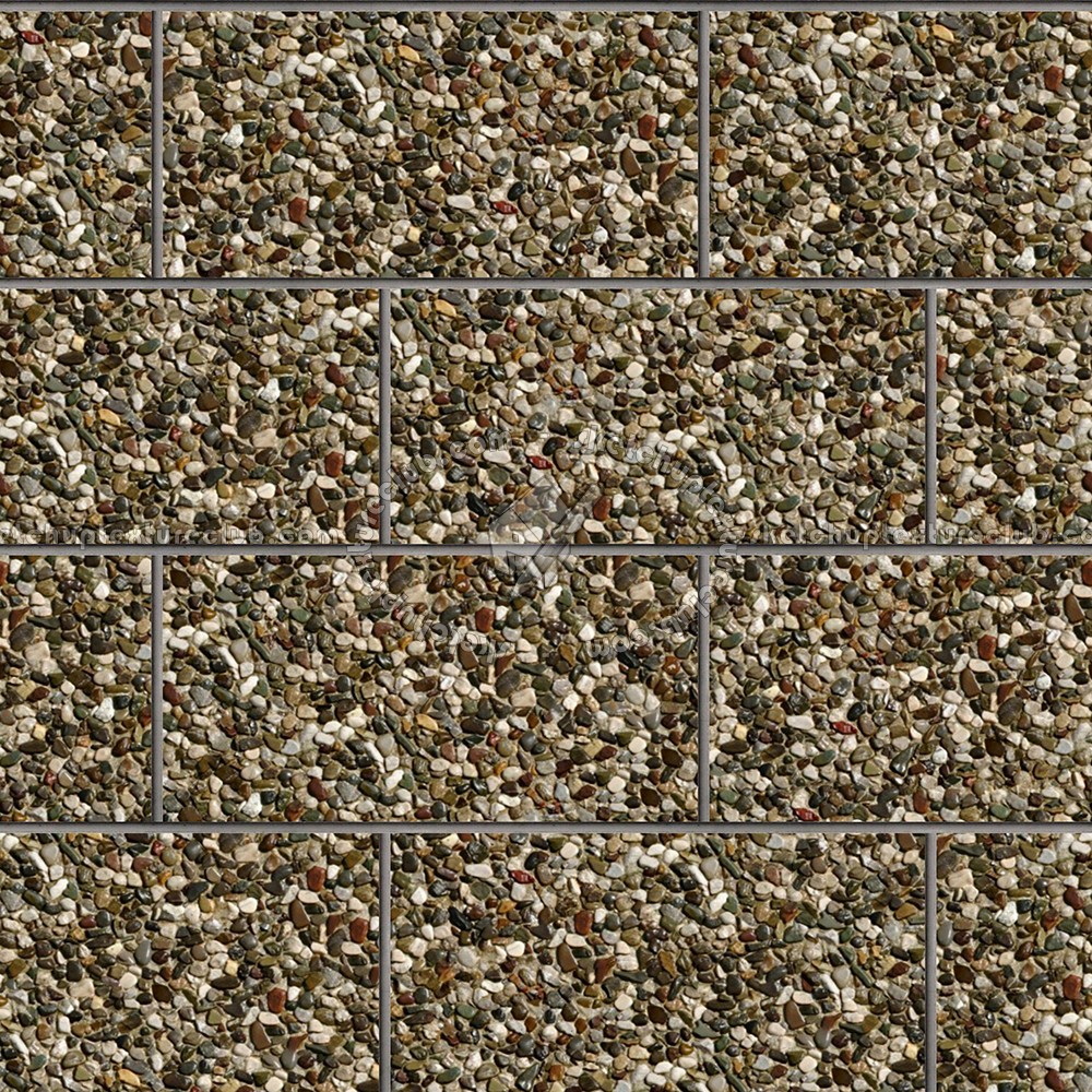 Textures   -   ARCHITECTURE   -   PAVING OUTDOOR   -   Washed gravel  - Washed gravel paving outdoor texture seamless 17881 (seamless)