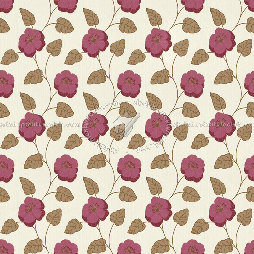 Textures   -   MATERIALS   -   WALLPAPER   -   Floral  - Floral wallpaper texture seamless 11014 (seamless)