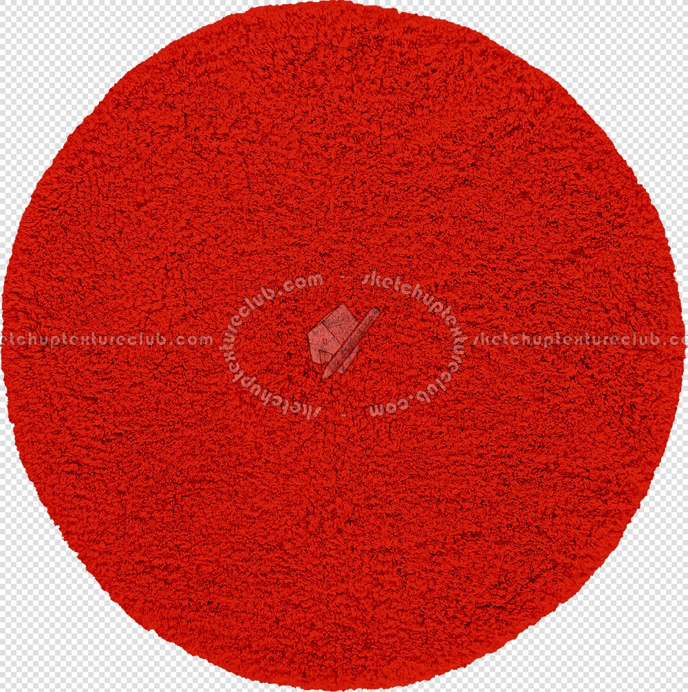 Textures   -   MATERIALS   -   RUGS   -   Round rugs  - Round long pile rug texture 19984