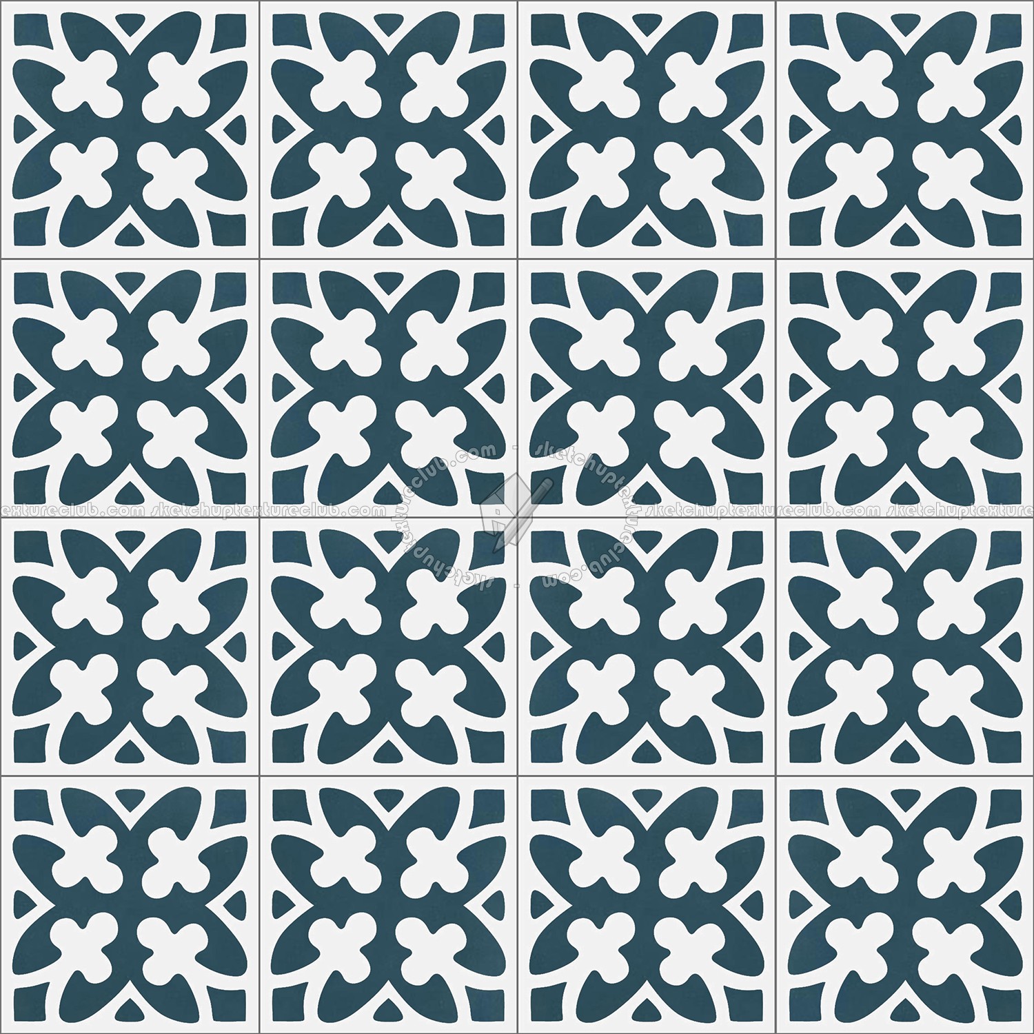 Textures   -   ARCHITECTURE   -   TILES INTERIOR   -   Cement - Encaustic   -   Victorian  - Victorian cement floor tile texture seamless 13687 (seamless)