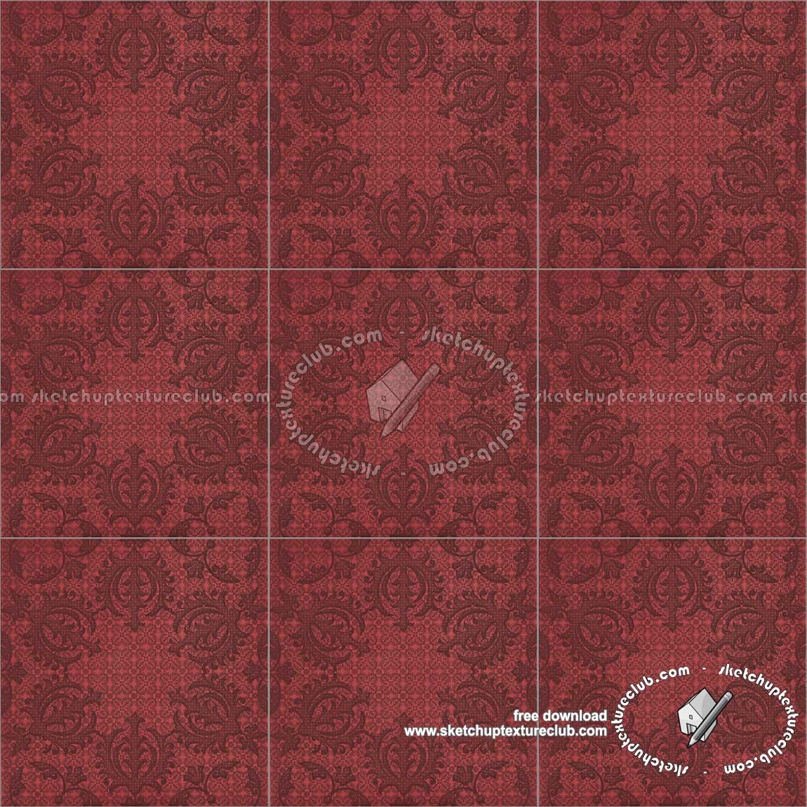 Textures   -   ARCHITECTURE   -   TILES INTERIOR   -   Ornate tiles   -   Mixed patterns  - Ceramic ornate tile texture seamless 20261 (seamless)