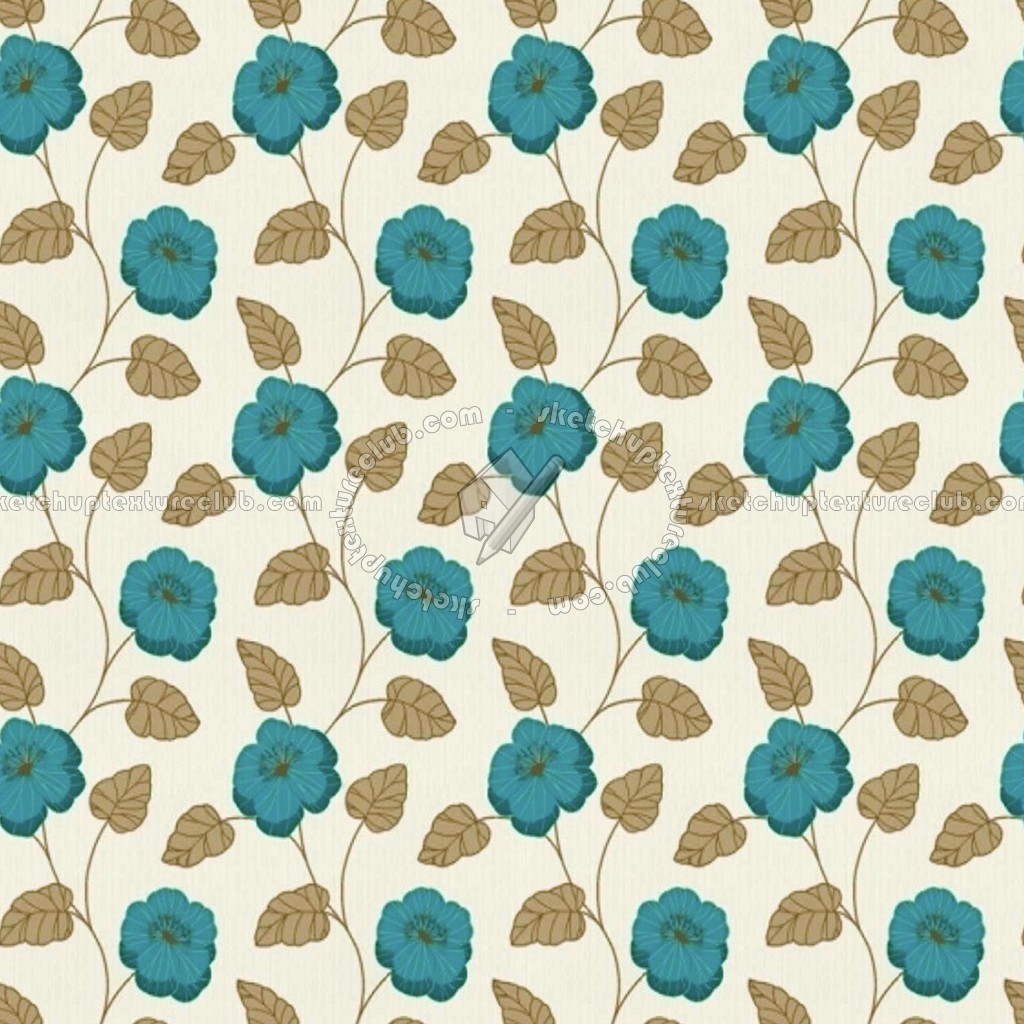 Textures   -   MATERIALS   -   WALLPAPER   -   Floral  - Floral wallpaper texture seamless 11015 (seamless)