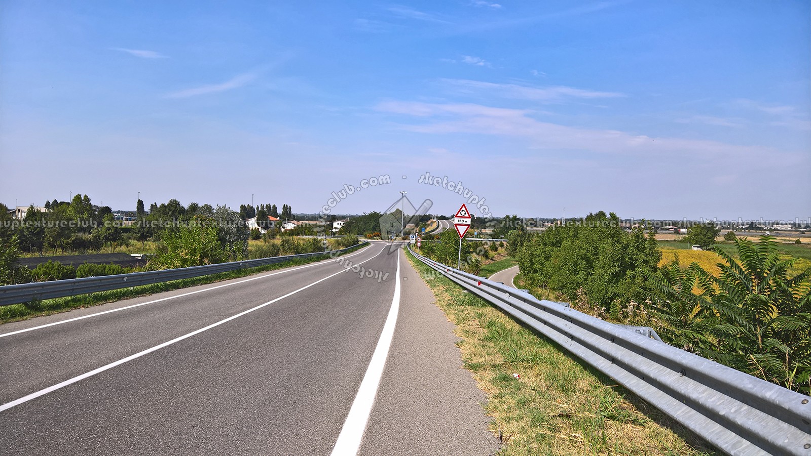 Textures   -   BACKGROUNDS &amp; LANDSCAPES   -   ROADS &amp; PARKINGS  - Provincial road landscape texture 17585