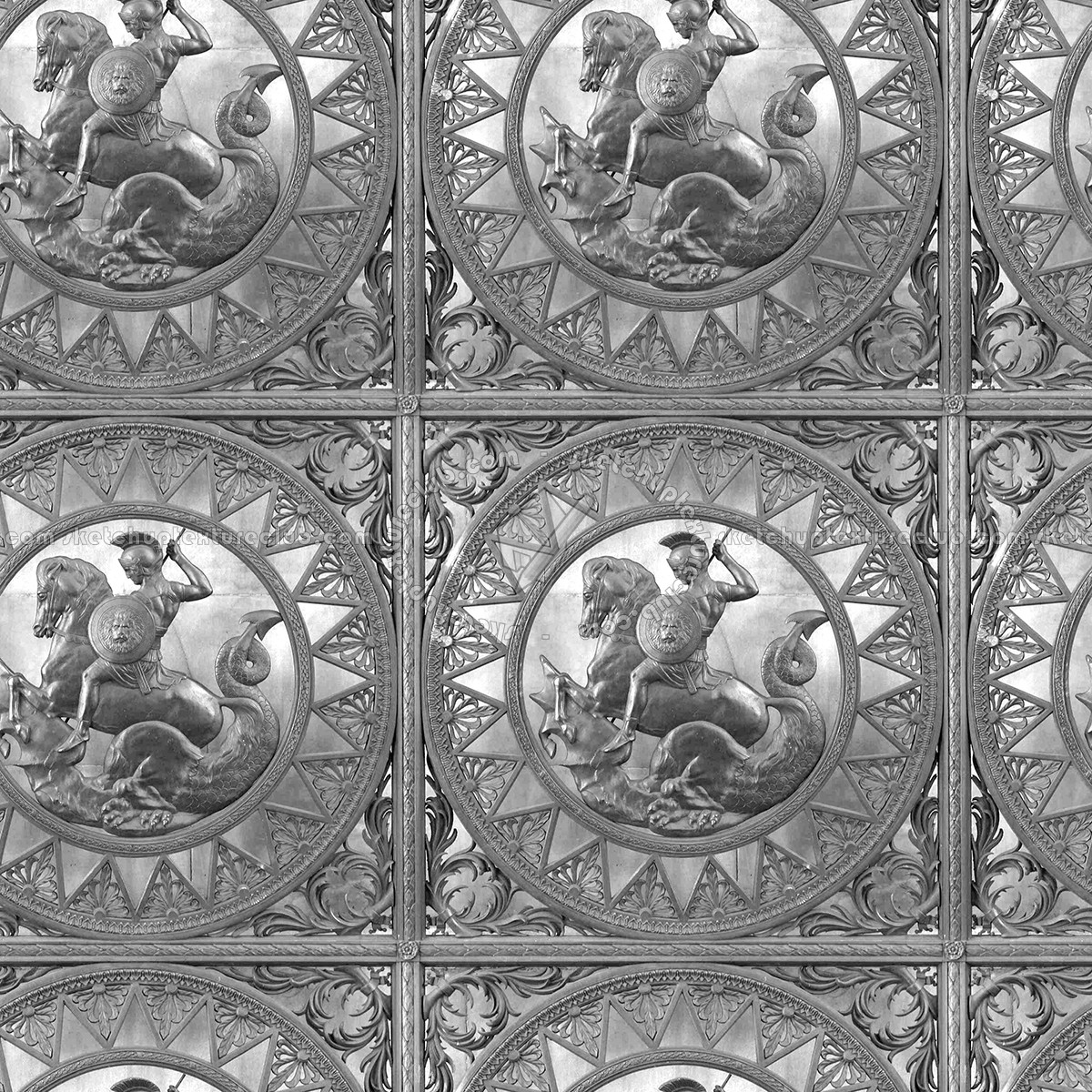 Textures   -   MATERIALS   -   METALS   -   Panels  - Silver metal panel texture seamless 10424 (seamless)