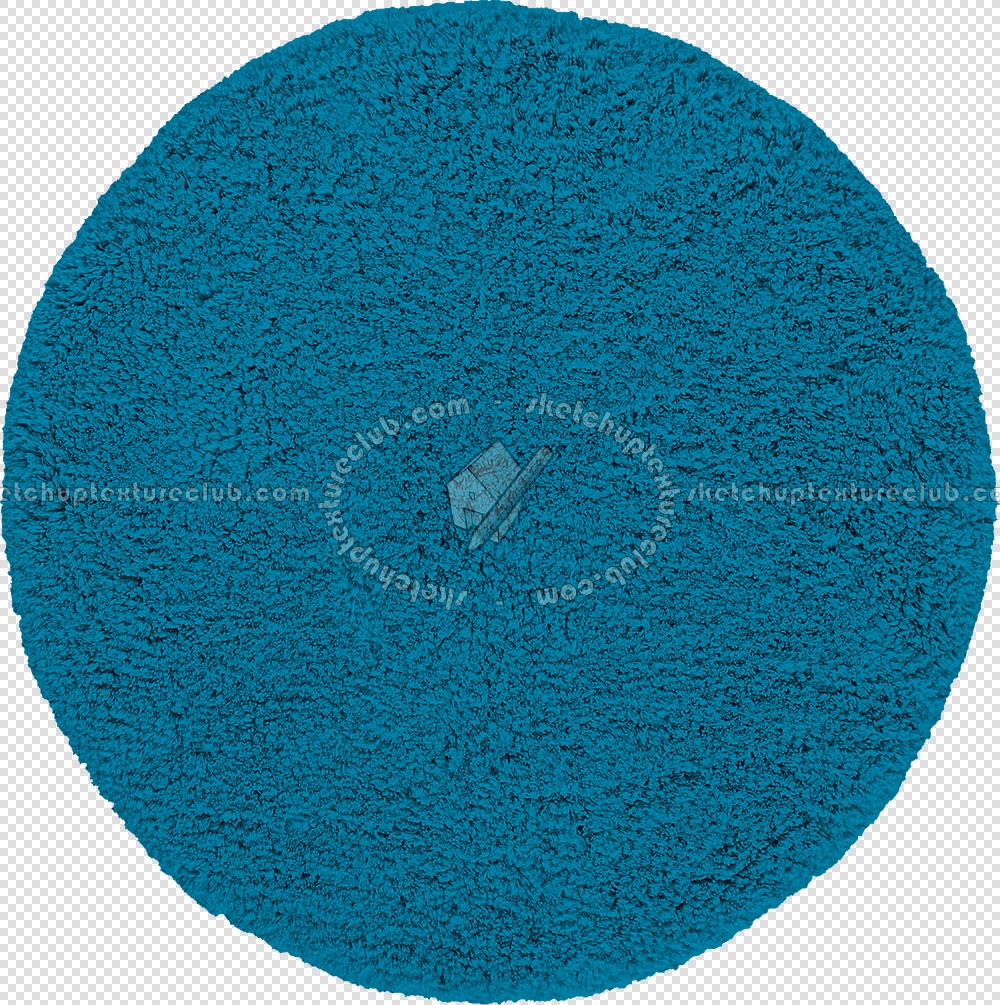 Textures   -   MATERIALS   -   RUGS   -   Round rugs  - Round long pile rug texture 19986