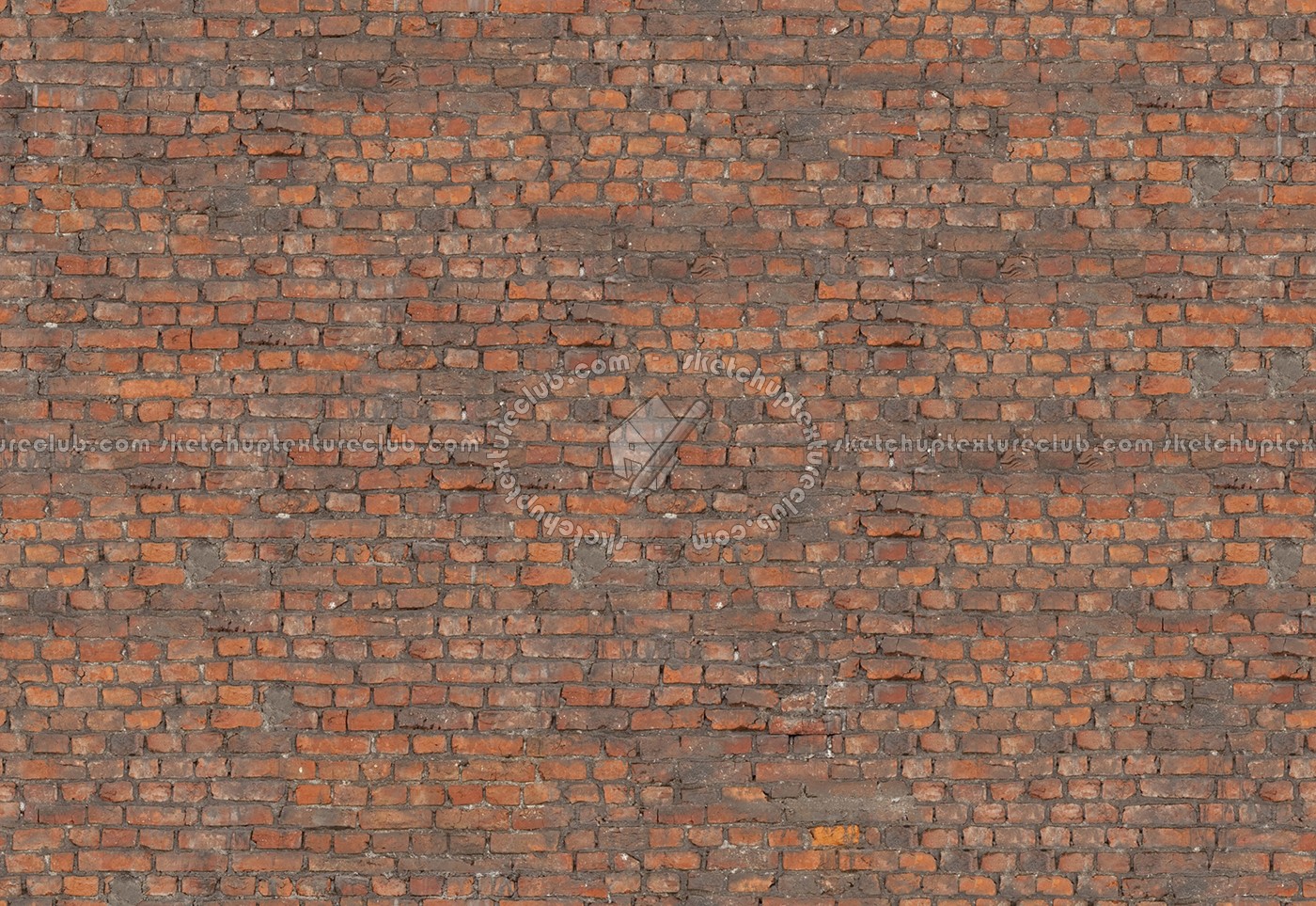 Textures   -   ARCHITECTURE   -   BRICKS   -   Damaged bricks  - Damaged bricks texture seamless 00137 (seamless)
