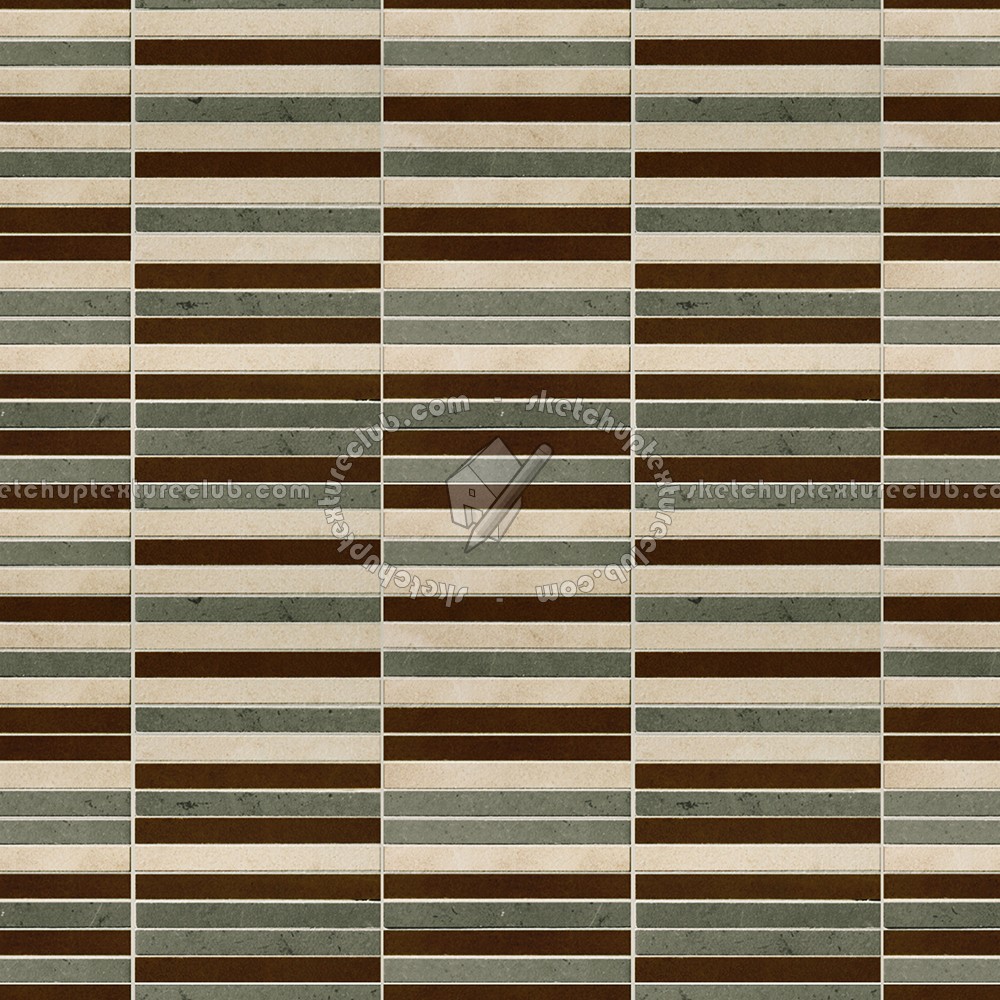 Textures   -   ARCHITECTURE   -   TILES INTERIOR   -   Mosaico   -   Striped  - Mosaico striped tiles texture seamless 15738 (seamless)