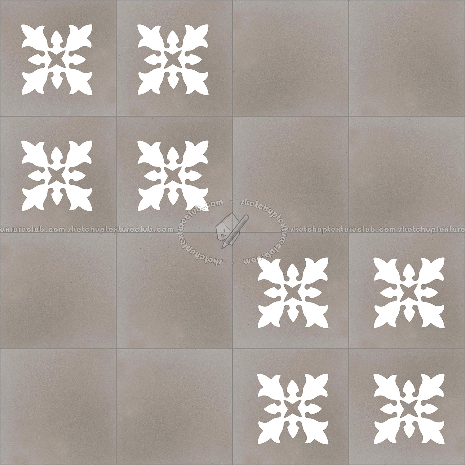 Textures   -   ARCHITECTURE   -   TILES INTERIOR   -   Cement - Encaustic   -   Encaustic  - Traditional encaustic cement ornate tile texture seamless 13470 (seamless)
