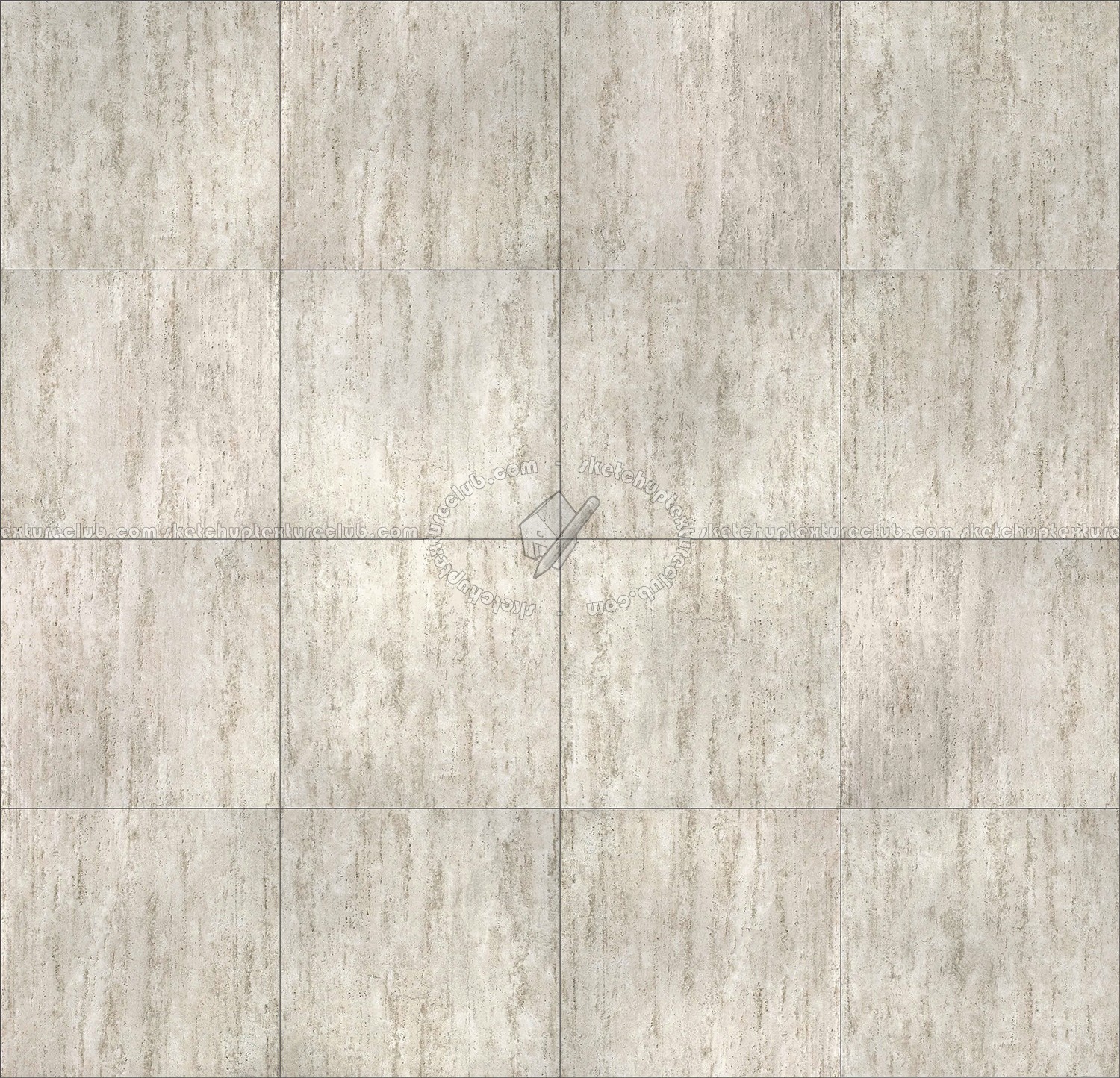 Textures   -   ARCHITECTURE   -   TILES INTERIOR   -   Marble tiles   -   Travertine  - Travertine floor tile cm 120x120 texture seamless 14695 (seamless)