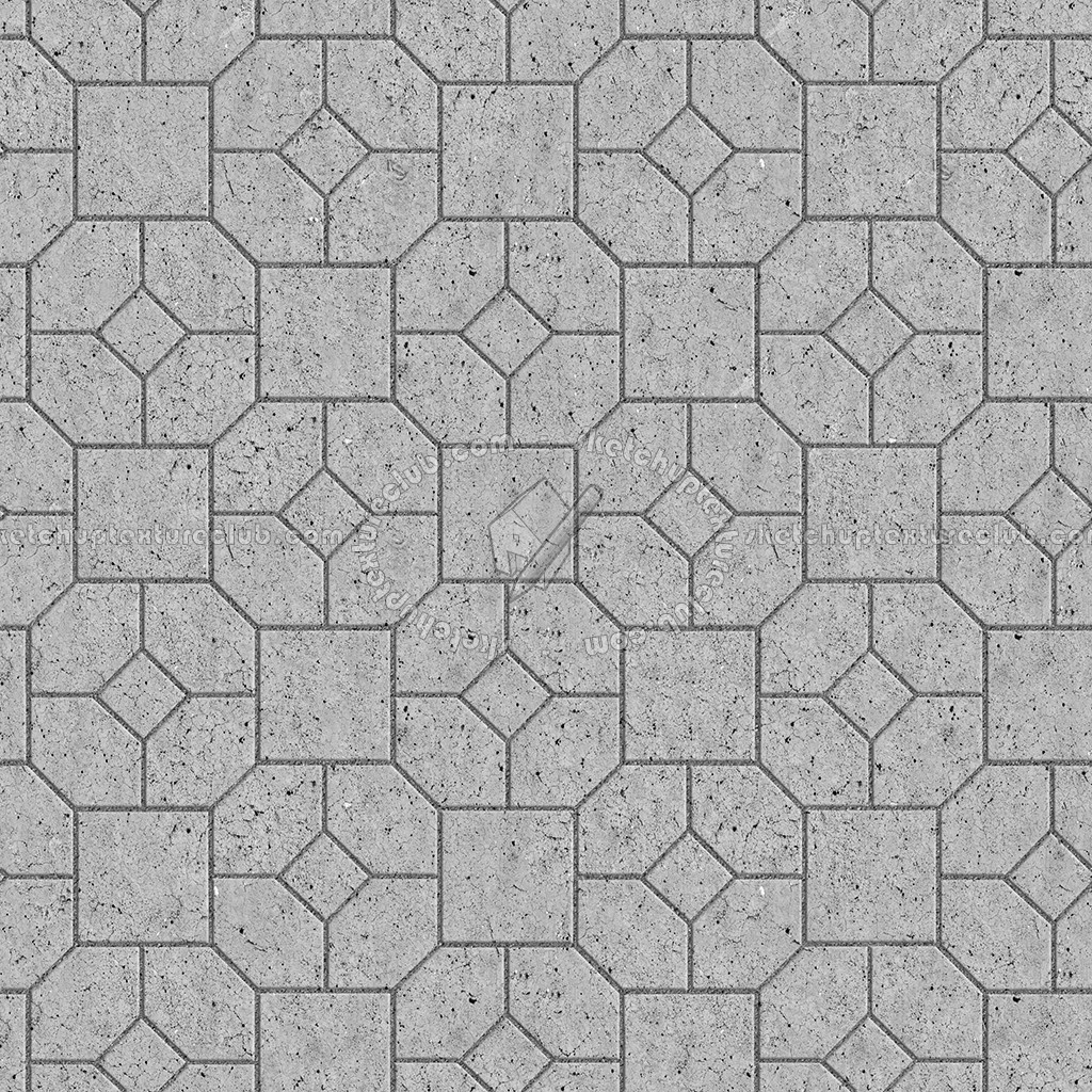 Textures   -   ARCHITECTURE   -   PAVING OUTDOOR   -   Concrete   -   Blocks mixed  - Paving concrete mixed size texture seamless 05598 (seamless)