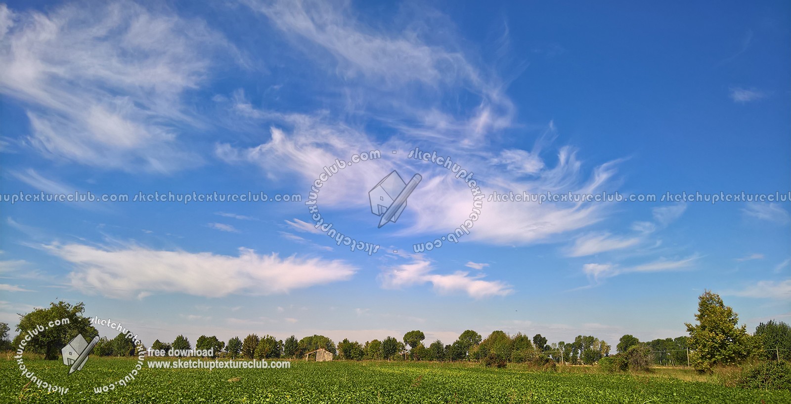 Textures   -   BACKGROUNDS &amp; LANDSCAPES   -   SKY &amp; CLOUDS  - Sky with rural background 17920