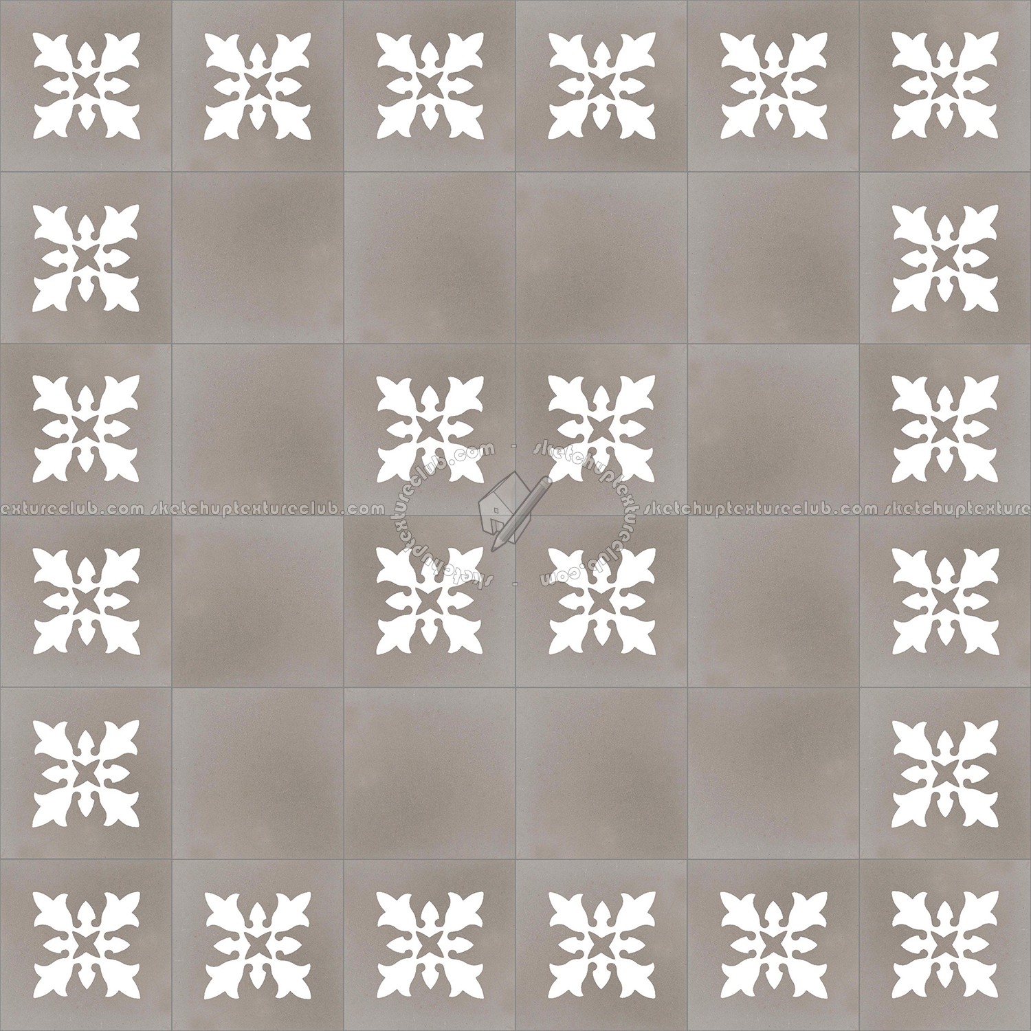 Textures   -   ARCHITECTURE   -   TILES INTERIOR   -   Cement - Encaustic   -   Encaustic  - Traditional encaustic cement ornate tile texture seamless 13471 (seamless)