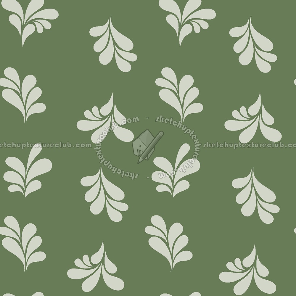 Textures   -   MATERIALS   -   WALLPAPER   -   various patterns  - Vintage decorated wallpaper texture seamless 12157 (seamless)