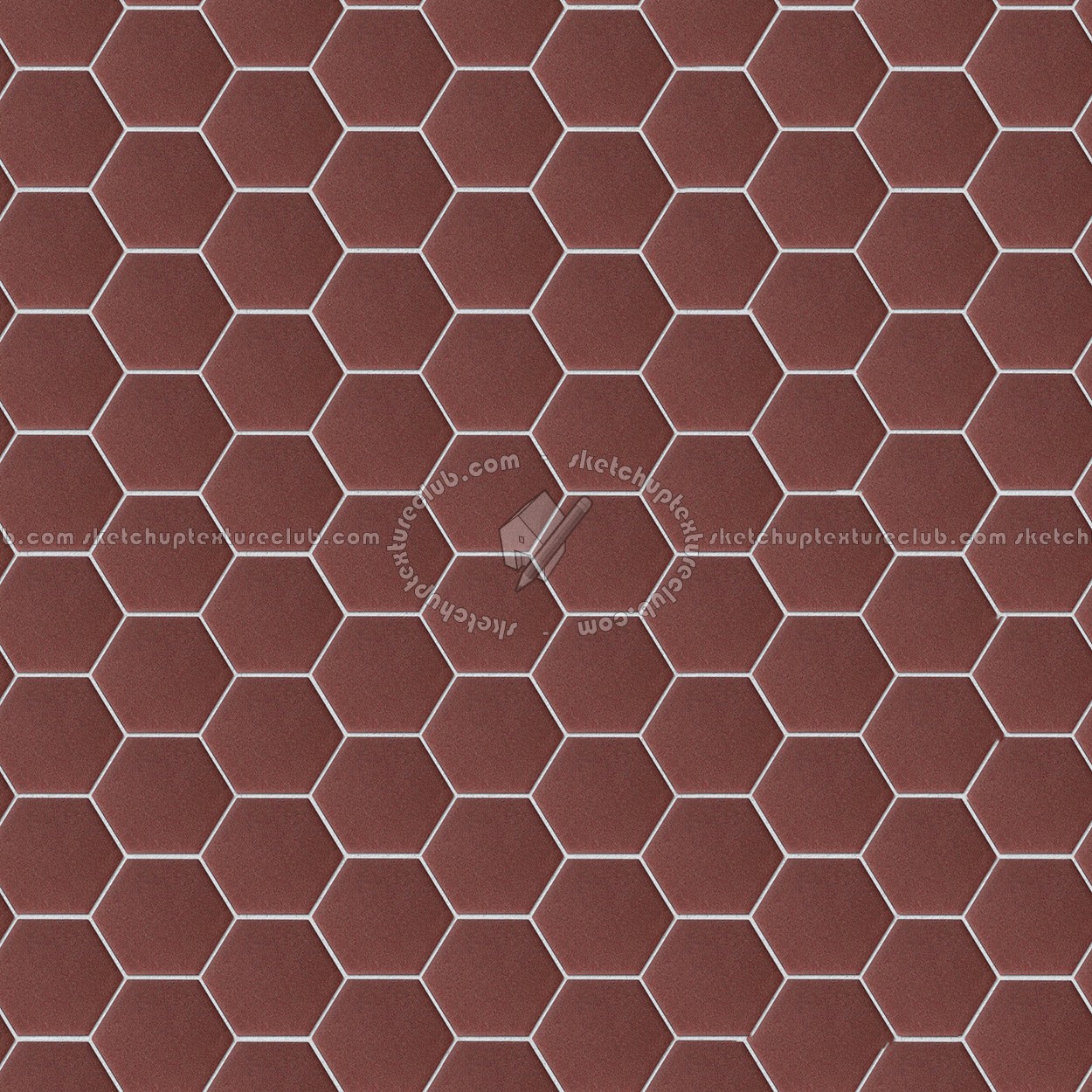 Textures   -   ARCHITECTURE   -   TILES INTERIOR   -   Terracotta tiles  - Hexagonal terracotta tile texture seamless 16046 (seamless)