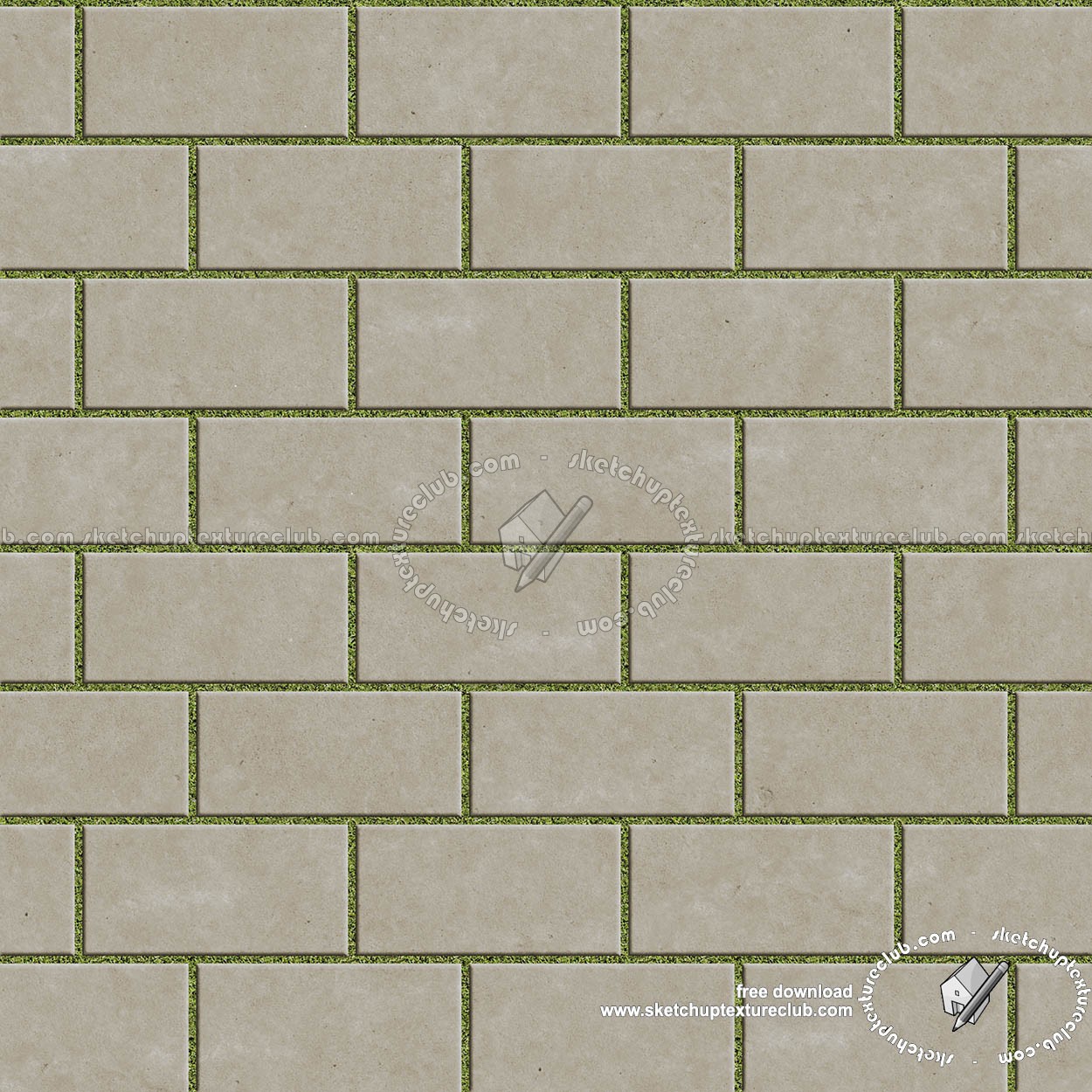 Textures   -   ARCHITECTURE   -   PAVING OUTDOOR   -   Parks Paving  - Concrete park paving texture seamless 18701 (seamless)