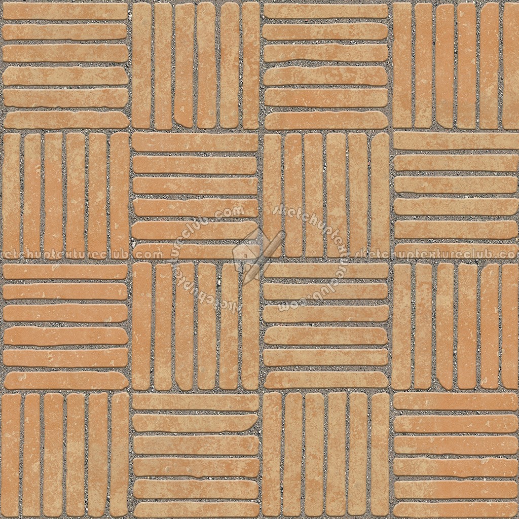 Textures   -   ARCHITECTURE   -   PAVING OUTDOOR   -   Terracotta   -   Blocks regular  - Cotto paving outdoor regular blocks texture seamless 06676 (seamless)