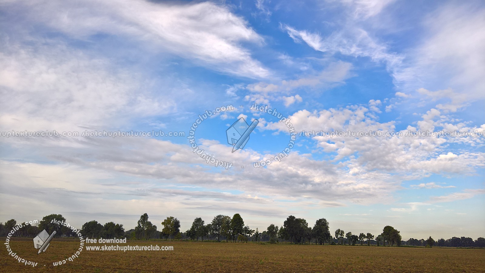 Textures   -   BACKGROUNDS &amp; LANDSCAPES   -   SKY &amp; CLOUDS  - Sky with rural background 17923