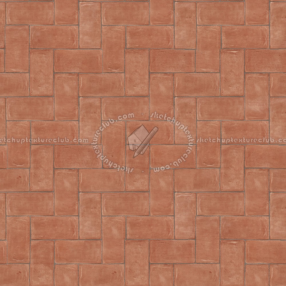 Textures   -   ARCHITECTURE   -   TILES INTERIOR   -   Terracotta tiles  - Terracotta handmade tiles texture seamless 16048 (seamless)