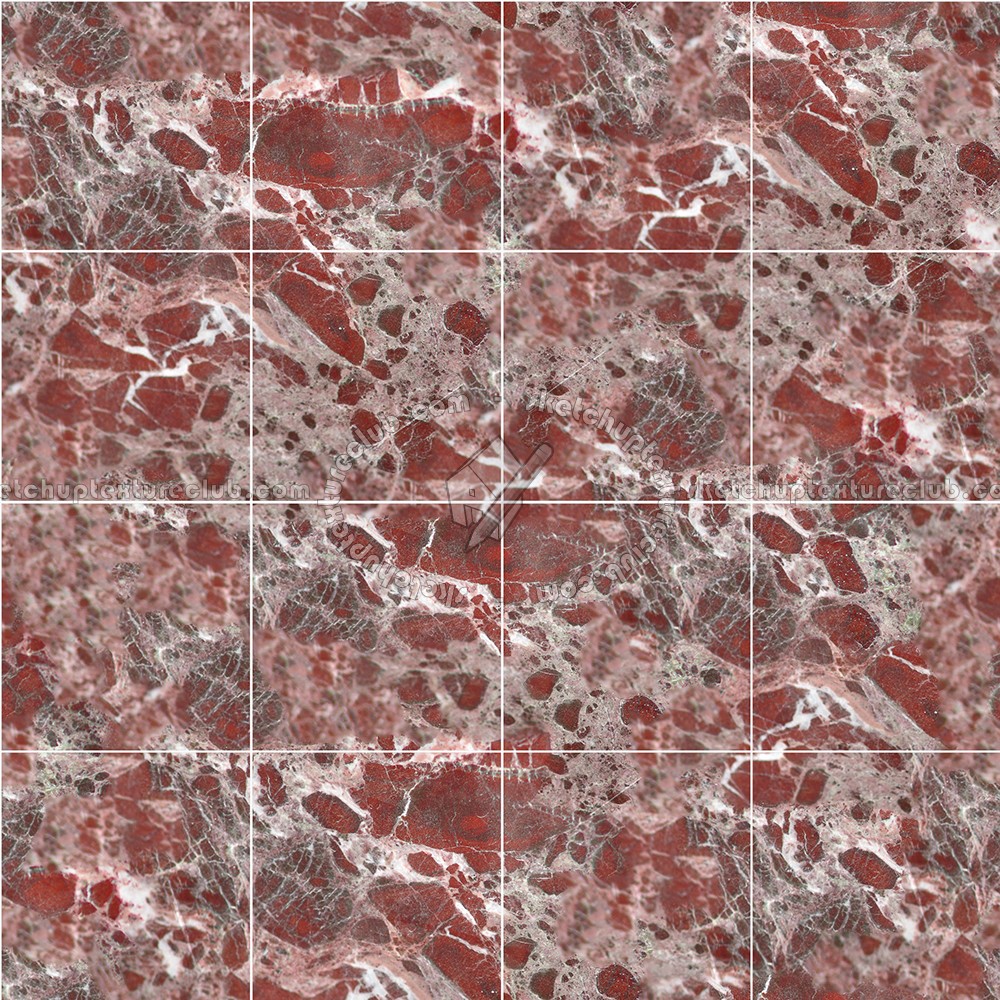 Textures   -   ARCHITECTURE   -   TILES INTERIOR   -   Marble tiles   -   Red  - Levanto red marble floor tile texture seamless 14623 (seamless)