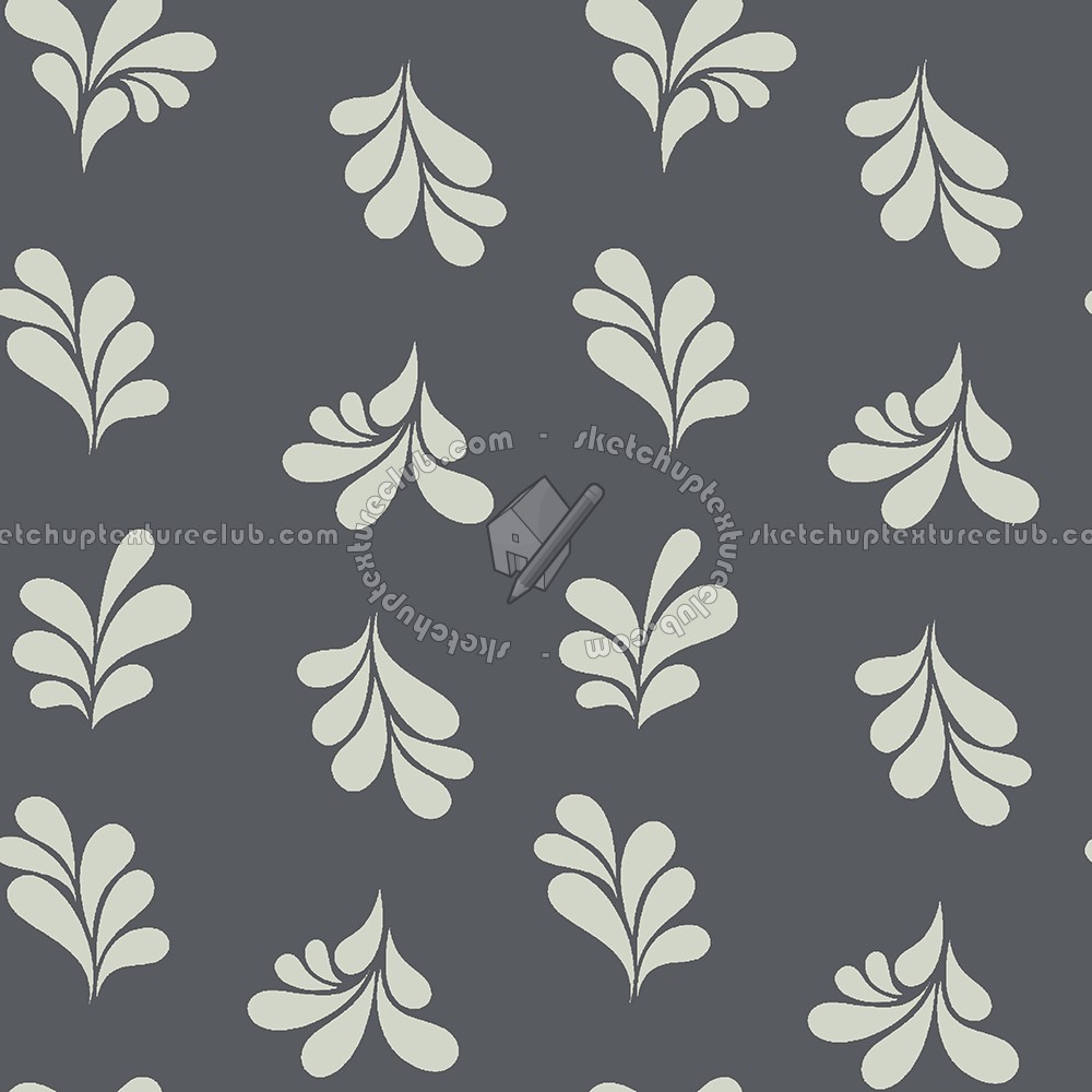 Textures   -   MATERIALS   -   WALLPAPER   -   various patterns  - Vintage decorated wallpaper texture seamless 12161 (seamless)