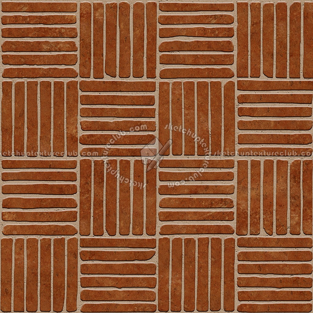 Textures   -   ARCHITECTURE   -   PAVING OUTDOOR   -   Terracotta   -   Blocks regular  - Cotto paving outdoor regular blocks texture seamless 06679 (seamless)