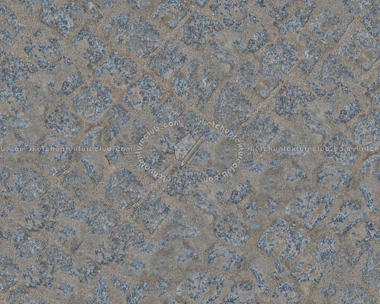 Textures   -   ARCHITECTURE   -   ROADS   -   Paving streets   -   Damaged cobble  - Dirt street paving cobblestone texture seamless 17014 (seamless)