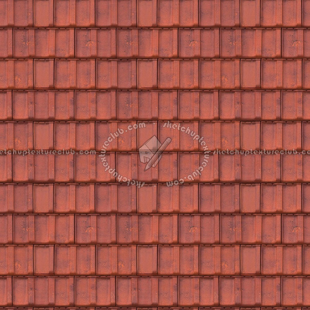 Textures   -   ARCHITECTURE   -   ROOFINGS   -   Clay roofs  - Clay roofing residence texture seamless 03382 (seamless)