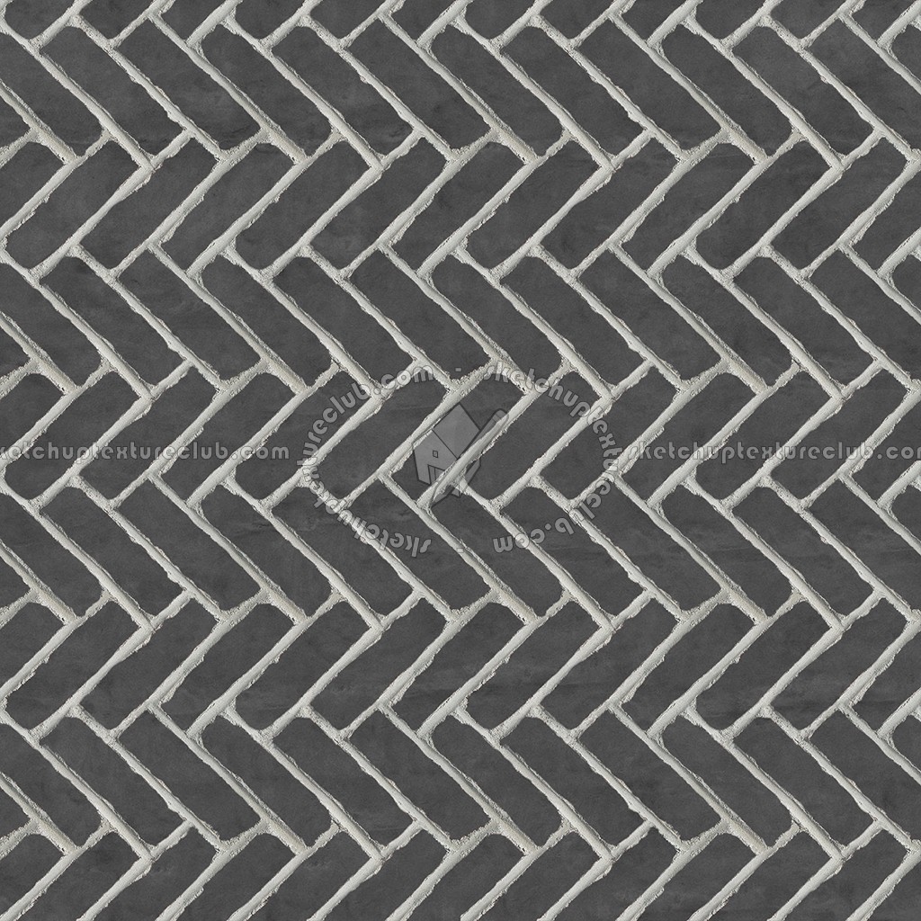 Textures   -   ARCHITECTURE   -   PAVING OUTDOOR   -   Concrete   -   Herringbone  - Concrete paving herringbone outdoor texture seamless 05832 (seamless)