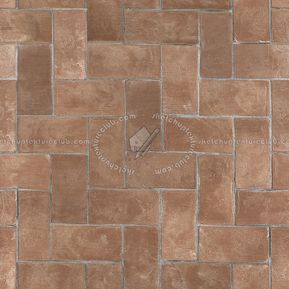 Textures   -   ARCHITECTURE   -   TILES INTERIOR   -   Terracotta tiles  - Terracotta handmade tiles texture seamless 16051 (seamless)