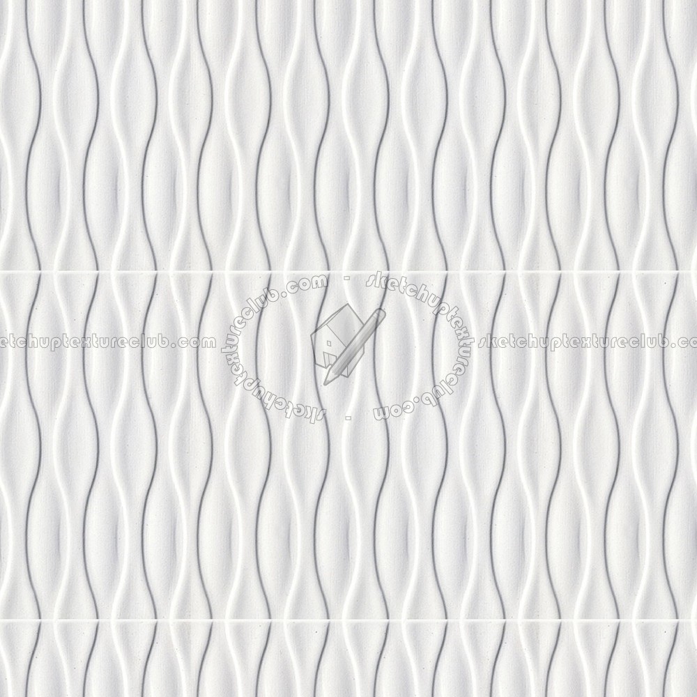 Textures   -   ARCHITECTURE   -   DECORATIVE PANELS   -   3D Wall panels   -   White panels  - White interior 3D wall panel texture seamless 02970 (seamless)