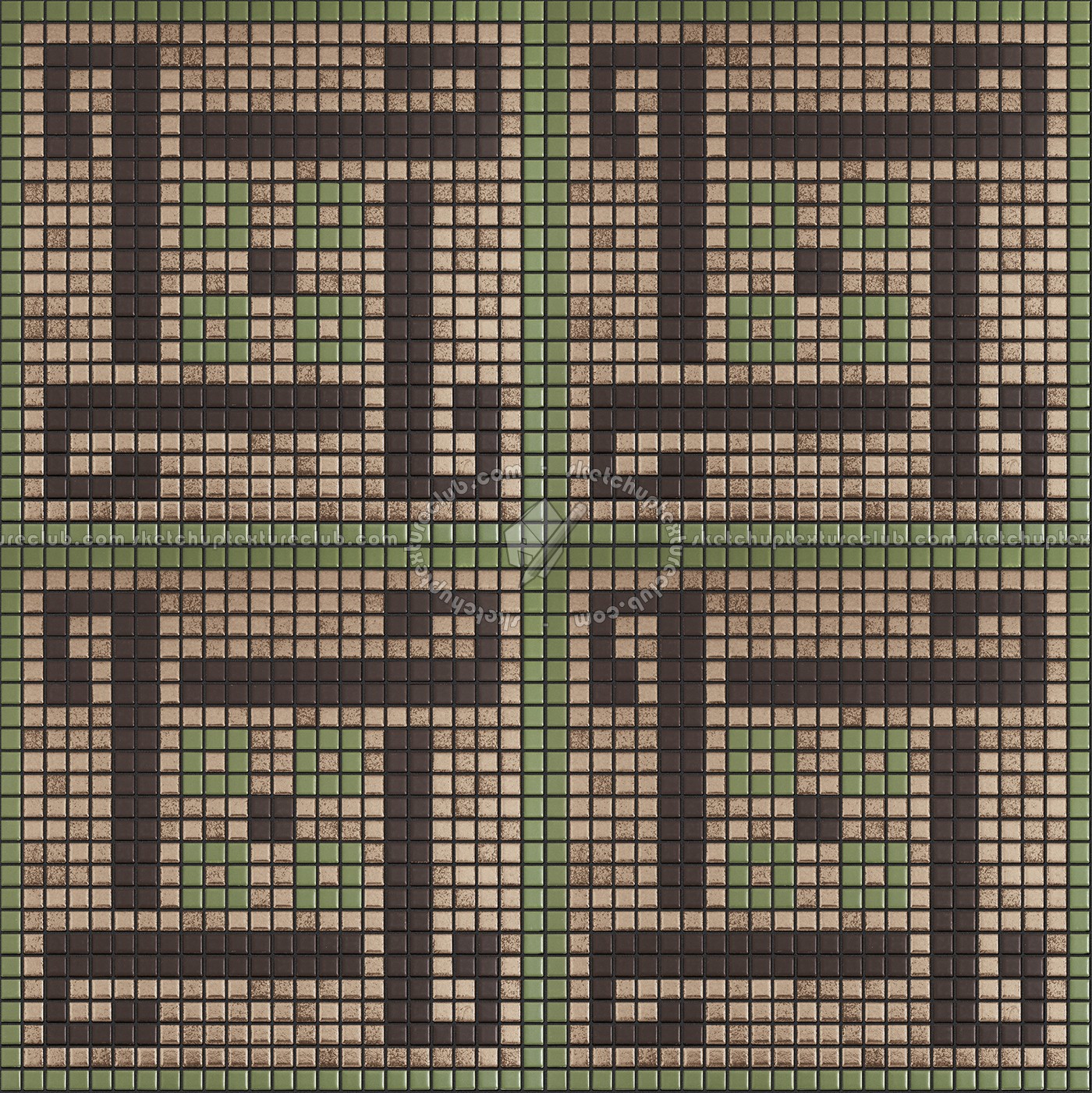 Textures   -   ARCHITECTURE   -   TILES INTERIOR   -   Mosaico   -   Classic format   -   Patterned  - Mosaico patterned tiles texture seamless 15069 (seamless)