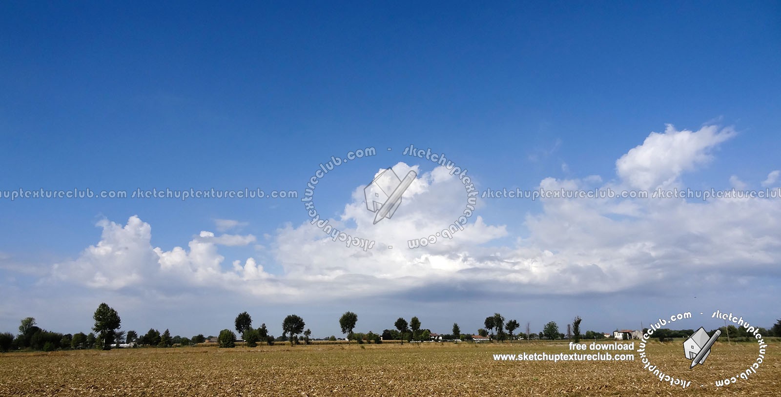 Textures   -   BACKGROUNDS &amp; LANDSCAPES   -   SKY &amp; CLOUDS  - Sky with rural background 18361