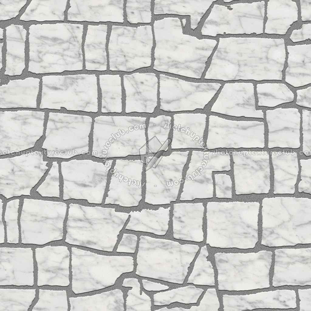 Textures   -   ARCHITECTURE   -   PAVING OUTDOOR   -   Flagstone  - Carrara marble paving flagstone texture seamless 05909 (seamless)