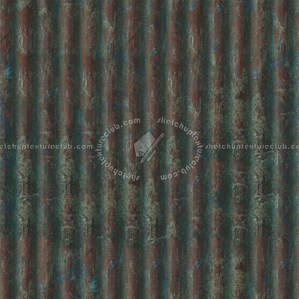 Textures   -   MATERIALS   -   METALS   -   Corrugated  - Dirty corrugated metal texture seamless 09962 (seamless)