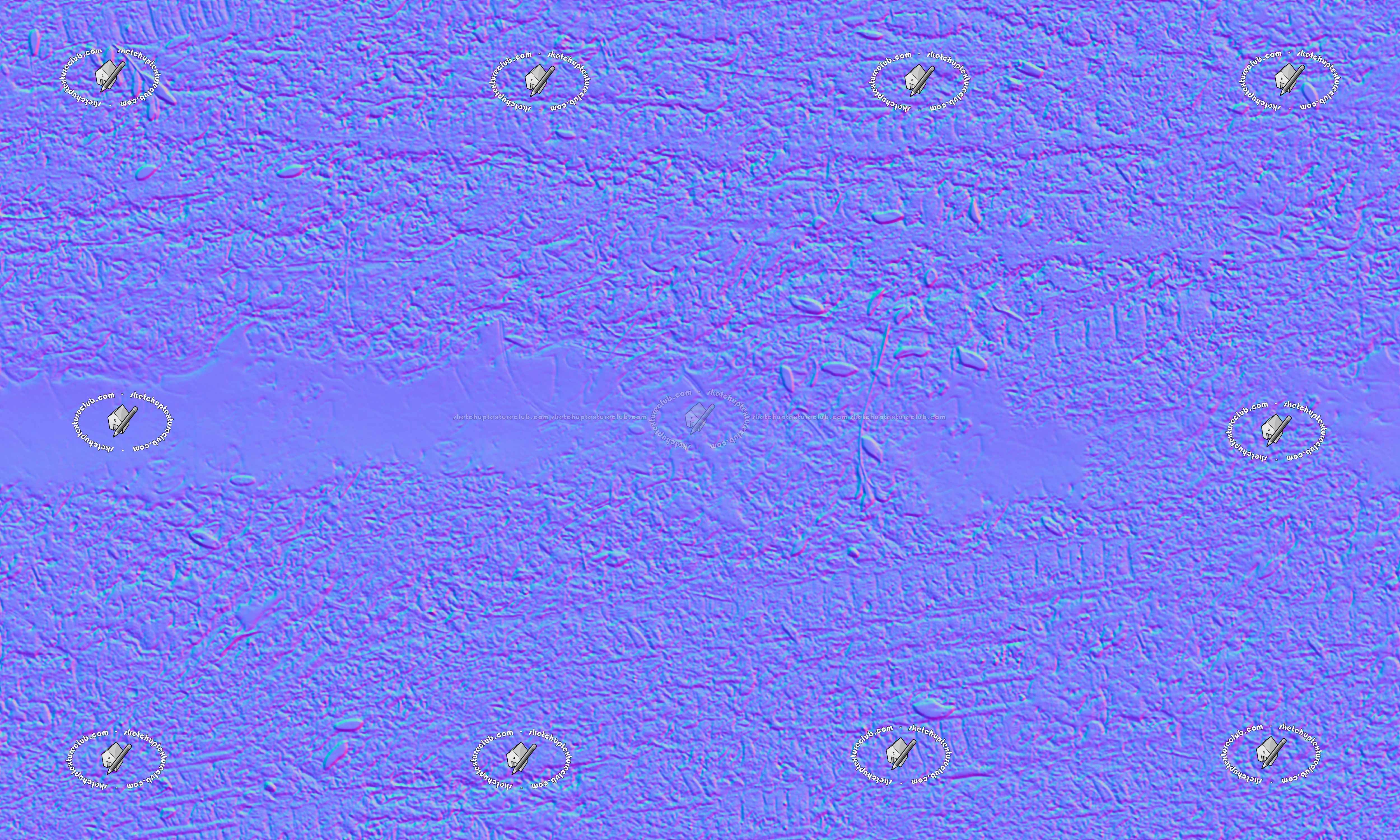 Textures   -   NATURE ELEMENTS   -   SOIL   -   Mud  - Mud with leaves texture seamless 21308 - Normal