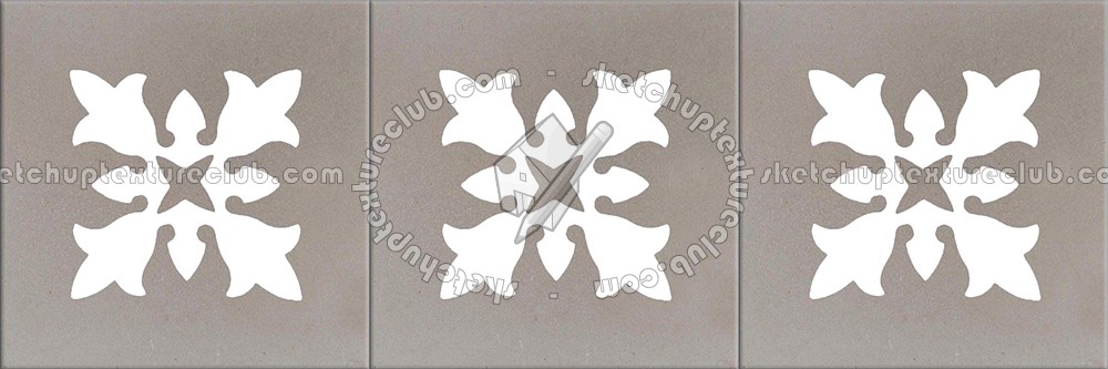 Textures   -   ARCHITECTURE   -   TILES INTERIOR   -   Cement - Encaustic   -   Encaustic  - Border traditional encaustic cement ornate tile texture seamless 13480 (seamless)