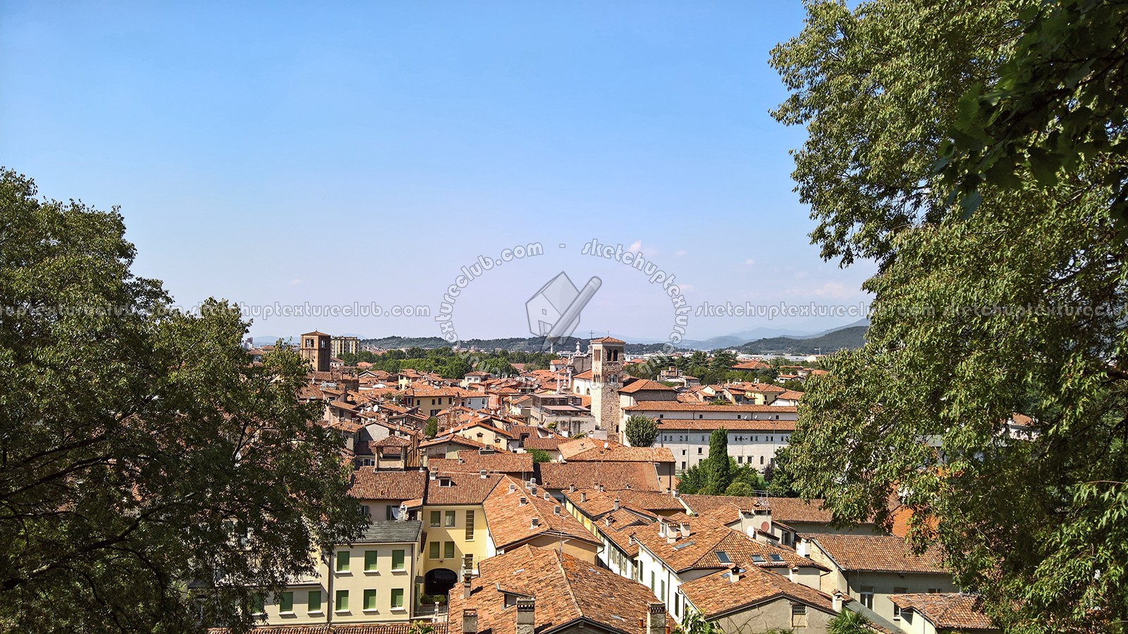 Textures   -   BACKGROUNDS &amp; LANDSCAPES   -   CITY &amp; TOWNS  - Italy city landscape texture 17611