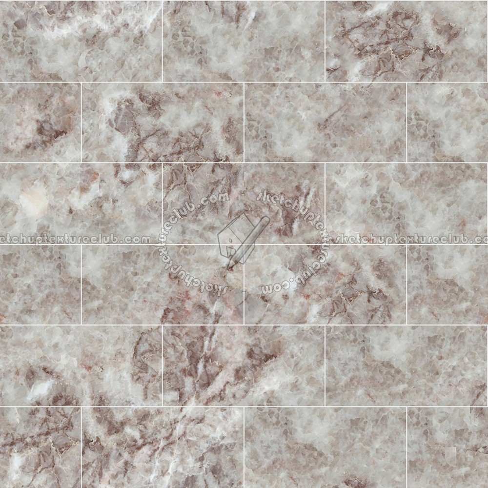 Textures - ARCHITECTURE - TILES INTERIOR - Marble tiles - Brown - Peach blossom carnian marble tile texture seamless 14224 (seamless)