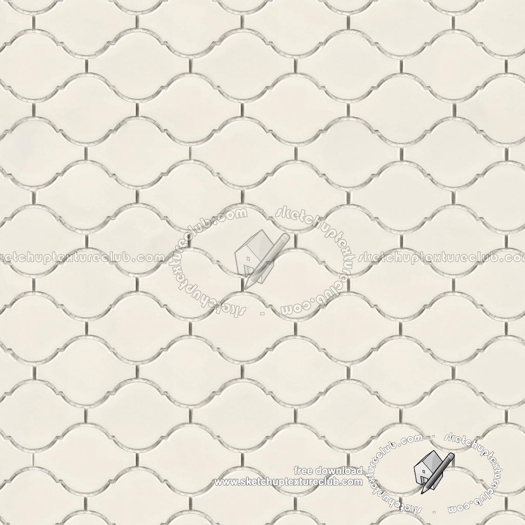 Textures   -   ARCHITECTURE   -   TILES INTERIOR   -   Ornate tiles   -   Geometric patterns  - Arabescque mosaic tile texture seamless 18905 (seamless)