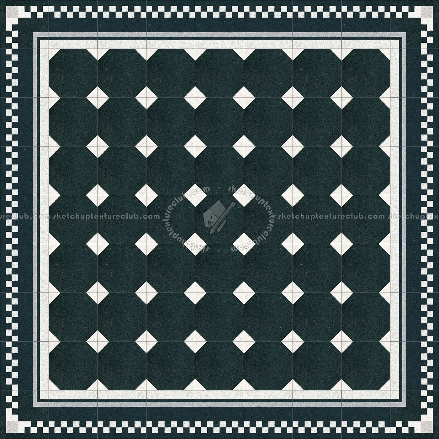 Textures   -   ARCHITECTURE   -   TILES INTERIOR   -   Cement - Encaustic   -   Cement  - Cement concrete tile texture seamless 13361 (seamless)